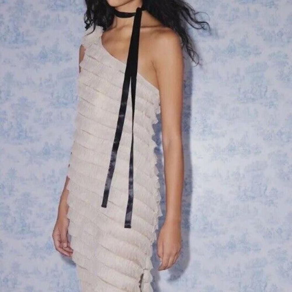Kimchi-blue Women's Pink and Cream Dress